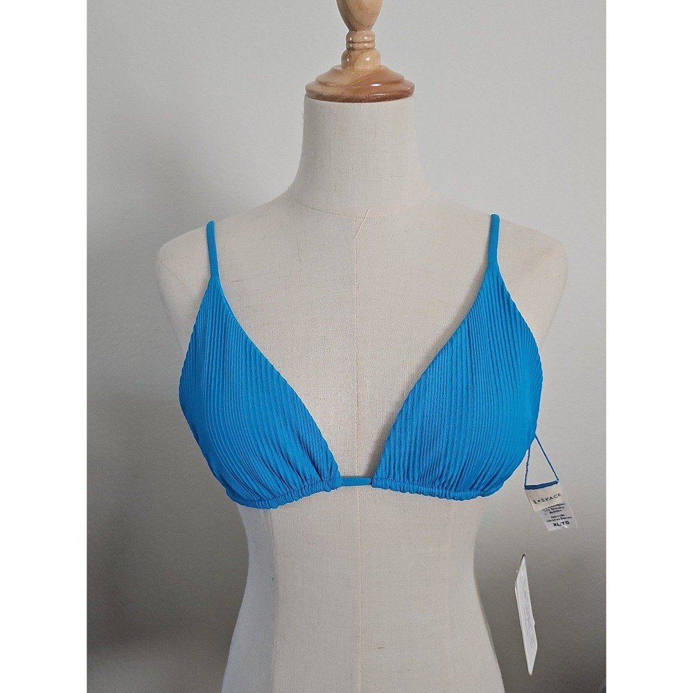 L*Space Brittany Triangle Bikini Top XL